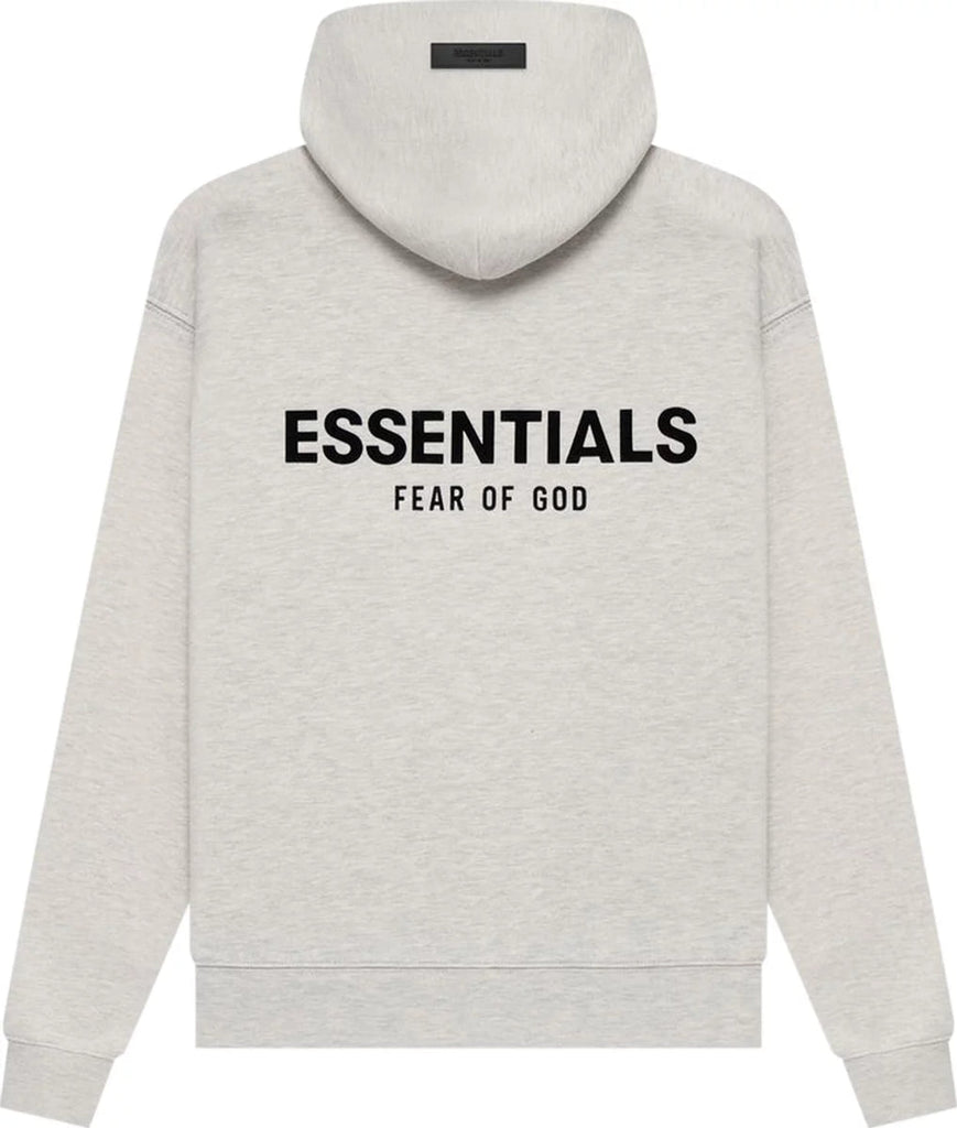 FEAR OF GOD ESSENTIALS HOODIE LIGHT OATMEAL SS22 – Original Grail