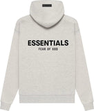 FEAR OF GOD ESSENTIALS HOODIE LIGHT OATMEAL SS22