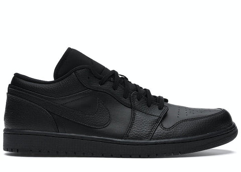 JORDAN 1 LOW TRIPLE BLACK 553558093 SIZE 8