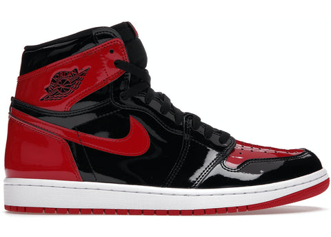 JORDAN 1 RETRO HIGH OG PATENT BRED 555088063 SIZE 8, 8.5, 10, 11, 11.5