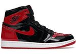 JORDAN 1 RETRO HIGH OG PATENT BRED 555088063 SIZE 7.5, 9, 9.5, 10, 11