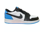 JORDAN 1 RETRO LOW OG BLACK DARK POWDER BLUE (GS) CZ0858104 SIZE 5.5Y