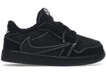 JORDAN 1 RETRO LOW OG SP TRAVIS SCOTT BLACK PHANTOM (TD) DO5441001 SIZE 8C, 10C