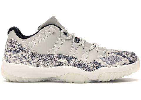 JORDAN 11 RETRO LOW SNAKE LIGHT BONE CD6846002 SIZE 10.5