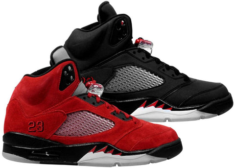 JORDAN 5 RAGING BULL PACK 360968991 SIZE 9 PRE-OWNED