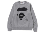 BAPE HAPPY NEW YEAR MEN'S CLASSIC CREWNECK (SS23) GREY SIZE L, XL, 2XL