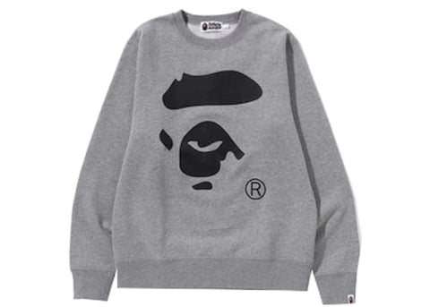 BAPE HAPPY NEW YEAR MEN'S CLASSIC CREWNECK (SS23) GREY SIZE L, XL, 2XL