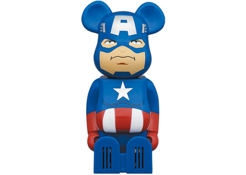BEARBRICK X MARVEL X CLEVERIN CAPTAIN AMERICA AIR FRESHENER (DEODORIZER NOT INCLUDED)