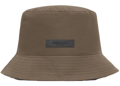 FEAR OF GOD ESSENTIALS BUCKET HAT WOOD