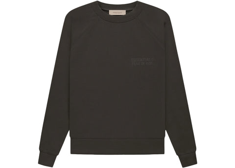 FEAR OF GOD ESSENTIALS CREWNECK OFF BLACK