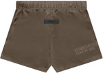 FEAR OF GOD ESSENTIALS NYLON RUNNING SHORTS WOOD