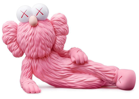 KAWS TIME OFF VINYL FIGURE PINK
