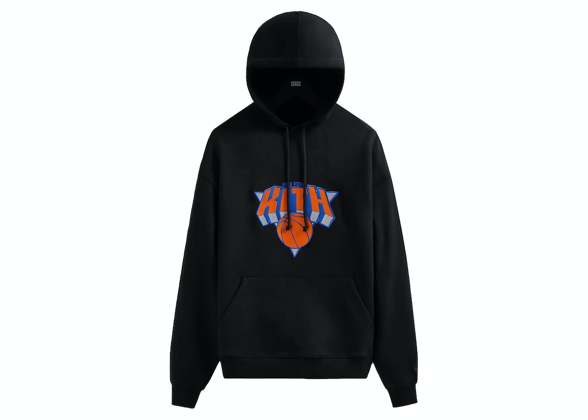 i*m様 【中古】KITH NY KNICKS Hoodie Size XL KITH NEW YORK KNICKS HOODIE BLACK SIZE XL – Original Grail