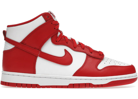 NIKE DUNK HIGH CHAMPIONSHIP WHITE RED DD1399106 SIZE 8.5