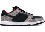 NIKE SB DUNK LOW SUPREME BLACK CEMENT (2002) (PRE-OWNED NO BOX) 304292131 SIZE 10