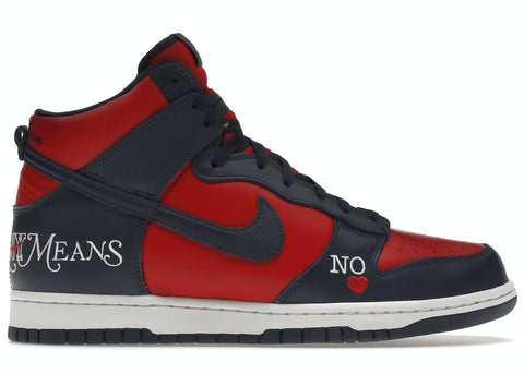 NIKE SB DUNK HIGH SUPREME BY ANY MEANS NAVY DN3741600