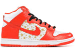 NIKE SB DUNK HIGH SUPREME ORANGE (PRE-OWNED NO BOX) 307385181 SIZE 10.5