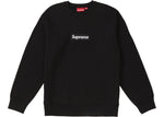 SUPREME BOX LOGO CREWNECK BLACK FW18 SIZE L, XL