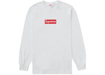 SUPREME BOX LOGO L/S TEE WHITE SIZE M
