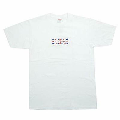 SUPREME UNION JACK BOX LOGO TEE WHITE FW11 (PRE-OWNED) SIZE M