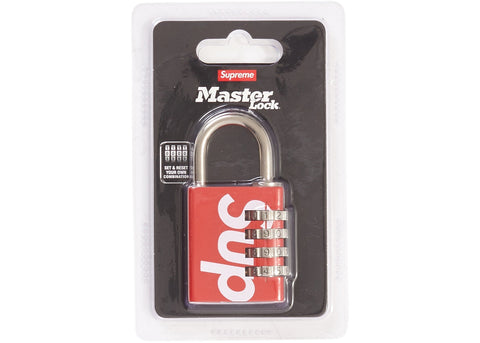 SUPREME MASTERLOCK NUMERIC LOCK RED SS19