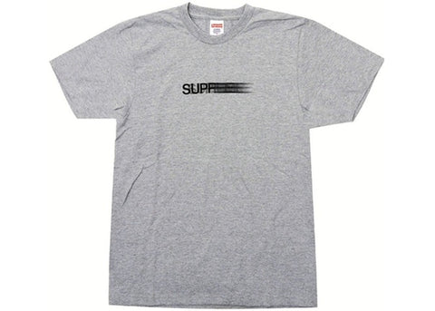 SUPREME MOTION LOGO TEE GREY (PRE-OWNED) SIZE S