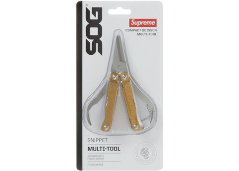 SUPREME SOG SNIPPET MULTI TOOL GOLD FW22