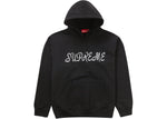 SUPREME SCRIPT HOODED SWEATSHIRT BLACK SS23 SIZE M, L