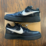 NIKE AIR FORCE 1 LOW OFF-WHITE BLACK WHITE AO4606001 (PRE-OWNED)  SIZE 10.5