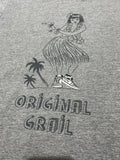 Original Grail Hula Girl Sneakerhead Tee Light Smoke Grey