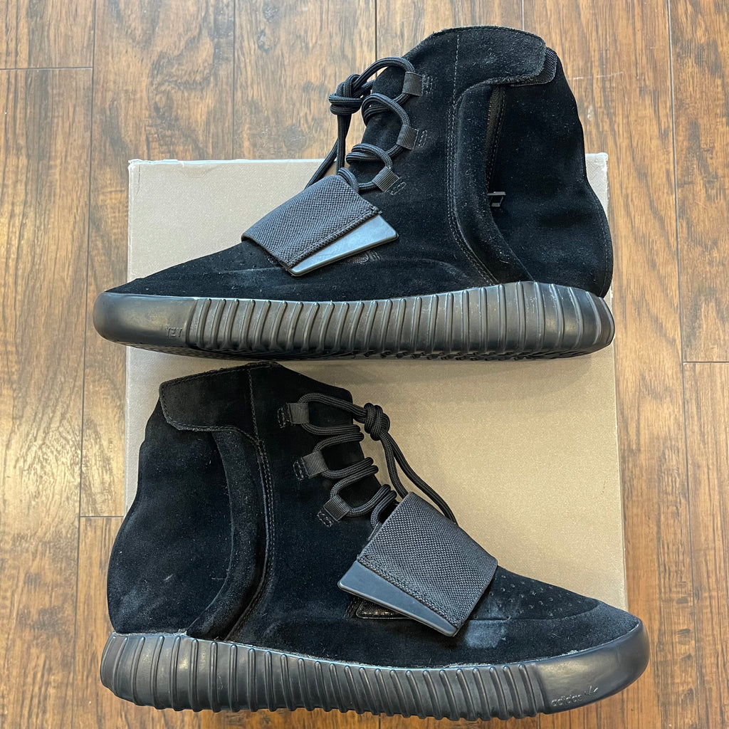 ADIDAS YEEZY BOOST 750 TRIPLE BLACK (PRE-OWNED) BB1839 SIZE 11 Original Grail ADIDAS YEEZY BOOST 750 TRIPLE BLACK (PRE-OWNED) BB1839 SIZE 11 Original Grail