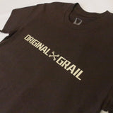 Original Grail Cream Logo Mocha Tee