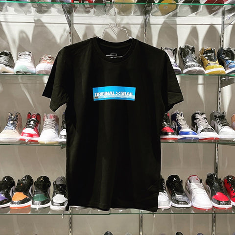 Original Grail “Magic Island” Box Logo S/S Black Tee