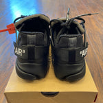 NIKE AIR PRESTO OFF-WHITE BLACK 2018 (PRE-OWNED) AA3830002 SIZE 7