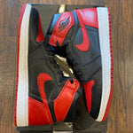 JORDAN 1 RETRO BRED "BANNED" 2016 (PRE-OWNED) REPLACEMENT BOX 555088001 SIZE 8.5