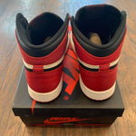 JORDAN 1 RETRO HIGH BRED TOE GS (PRE-OWNED) 575441610 SIZE 4.5Y