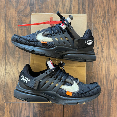 zaterdag Dat opraken NIKE AIR PRESTO OFF-WHITE BLACK (2018) (PRE-OWNED) AA3830002 SIZE 8 –  Original Grail