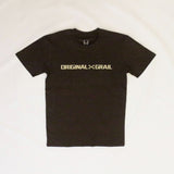 Original Grail Cream Logo Mocha Tee