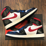 JORDAN 1 RETRO HIGH BLACK GYM RED (PRE-OWNED) 555088061 SIZE 11