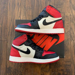 JORDAN 1 RETRO HIGH BRED TOE GS (PRE-OWNED) 575441610 SIZE 4.5Y