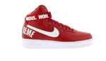 SUPREME AIR FORCE 1 MID WORLD FAMOUS RED 698696610 SIZE 10