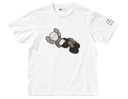 KAWS X UNIQLO TOKYO FIRST TEE (JAPANESE SIZING) WHITE SIZE L