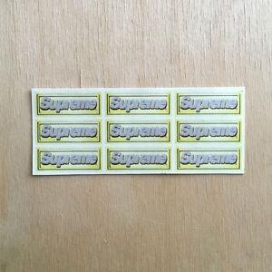 SUPREME MINI BLING BOX LOGO STICKER