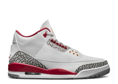 JORDAN 3 RETRO CARDINAL RED CT8532126 SIZE 12