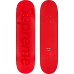 SUPREME TONAL BOX LOGO SKATEBOARD DECK RED SS23