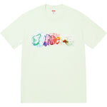 SUPREME WATERCOLOR TEE PALE GREEN SS23 SIZE M