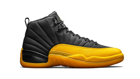 JORDAN 12 RETRO BLACK UNIVERSITY GOLD 130690070 SIZE 9.5